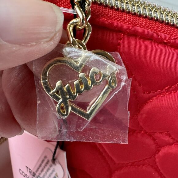 Juicy Couture Travel Red Cosmetic Set Includes 2 Bag & 1 Toiletry Bottle NWT - Picture 12 of 15